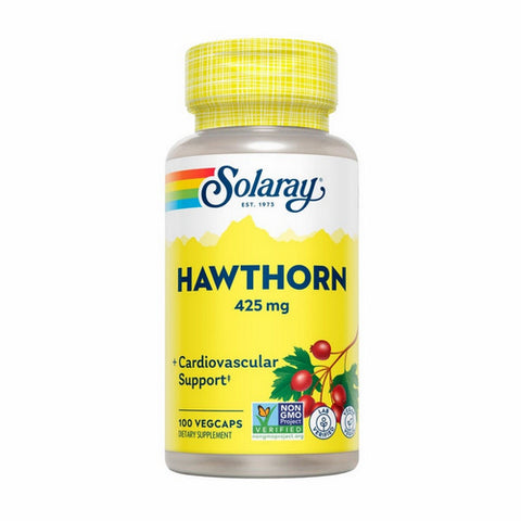 Solaray, Organically Grown Hawthorn Berry, 100 Veg Caps