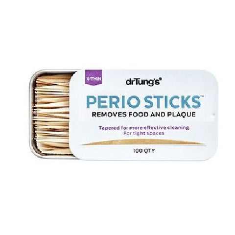 Dr. Tungs, Perio Sticks X-Thin, 100 Count