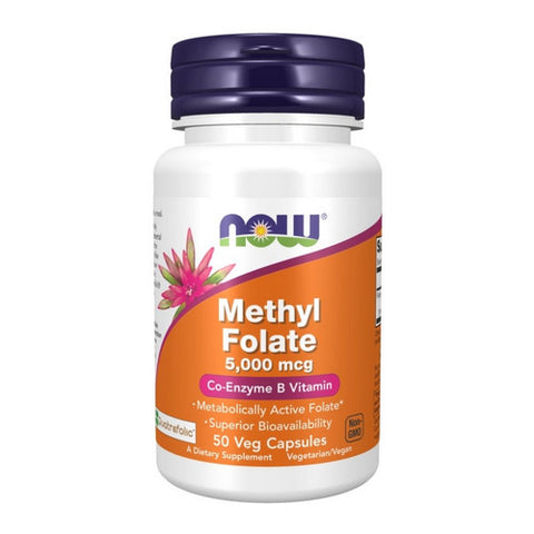 Now Foods, Methyl Folate, 5000 mcg, 50 Veg Caps