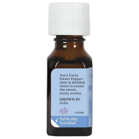 Aura Cacia, Organic Essential Oil, Sweet Peppermint .5 Oz