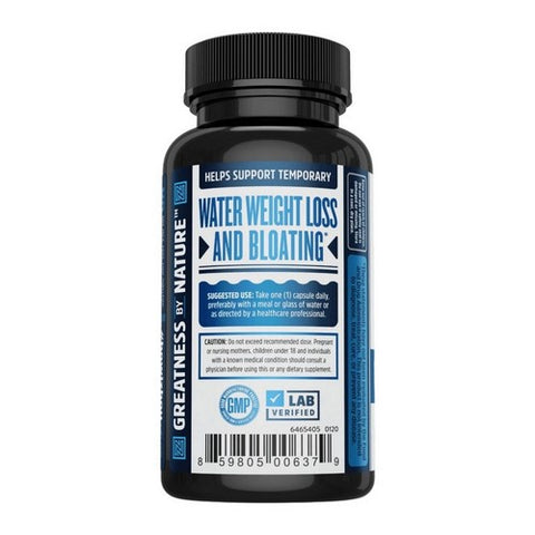 Zhou Nutrition, Water Away With Dandelion And Potassium, 60 Caps