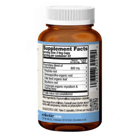 Eclectic Herb, Adrenal Support, 45 Caps