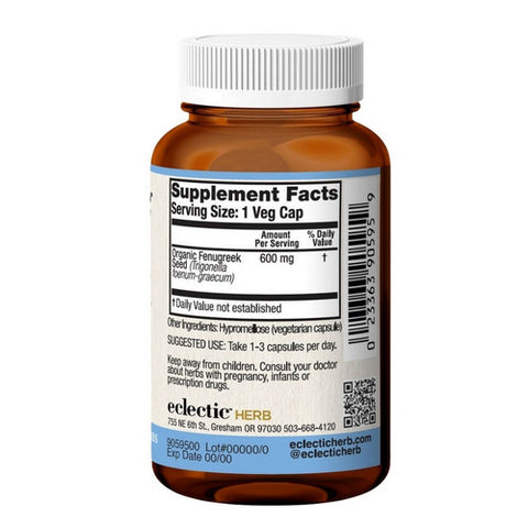 Eclectic Herb, Fenugreek, 50 Caps