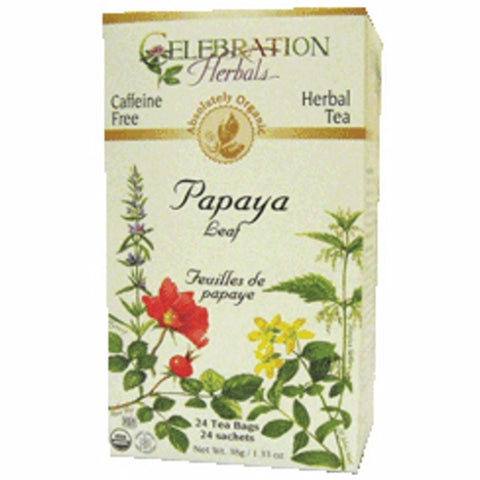 Celebration Herbals, Organic Papaya Leaf Tea, 24 Bags