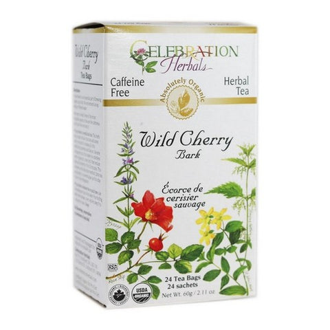 Celebration Herbals, Organic Wild Cherry Bark Tea, 24 Bags