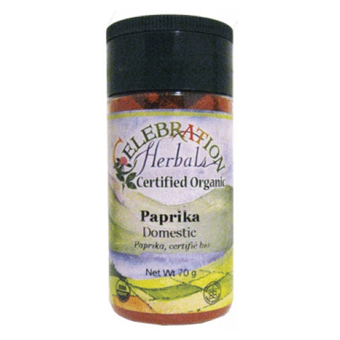 Celebration Herbals, Organic Paprika Domestic, 58 grams