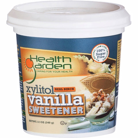 Xylitol Vanilla Sweetener 12 Oz by Health Garden