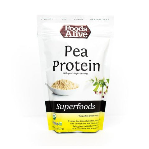 Foods Alive, Organic Pea Protein Powder, 8 Oz
