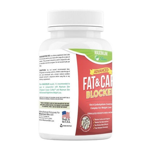 Maximum Slim, Fat and Carb Blocker, 60 Caps