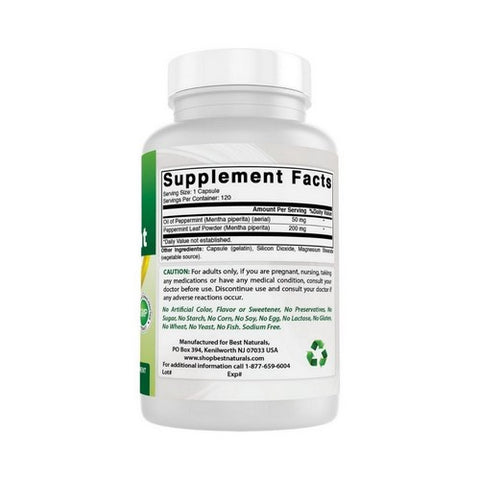 Best Naturals, Oil Of Peppermint, 250 mg, 120 Caps