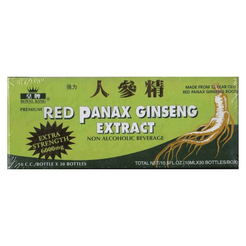 Ginseng Products, Red Panax Ginseng Alcohol free, 6000 mg, 30 Vails