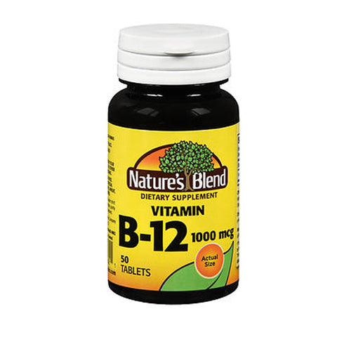 Nature's Blend, Vitamin B12 Tablets, 1000 mcg, 50 Tabs