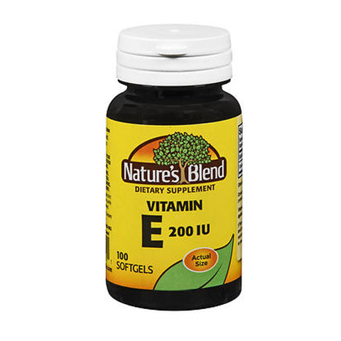 Nature's Blend, Vitamin E Soft Gels, 200 IU, 100 Caps