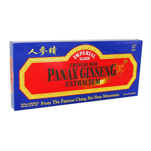Imperial Elixir / Ginseng Company, Chinese Red Panax Ginseng Extractum, 10x10 Cc