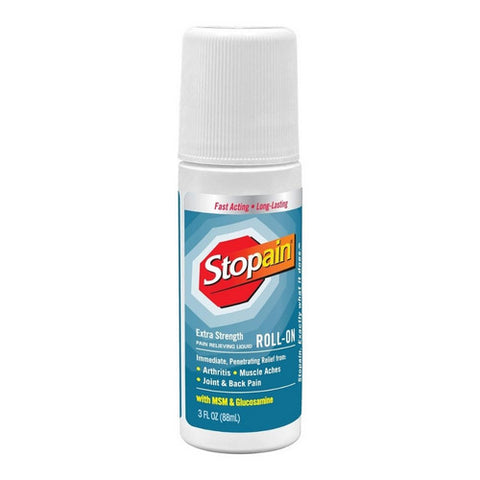 Stopain, Extra Strength Pain Relieving Roll-On, 3 Oz