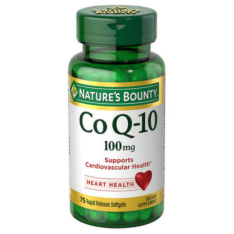 Nature's Bounty, Co Q-10 Softgels, 100 mg, 75 Tabs