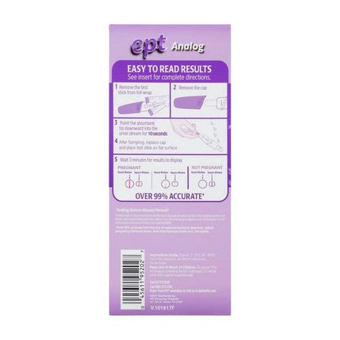 E.P.T., Analog Pregnancy Tests, 2 Each E.P.T.