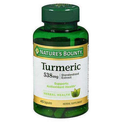 Nature's Bounty, Nature's Bounty Turmeric, 538 mg, 45 Capsules