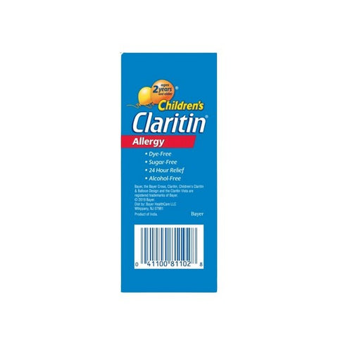 Claritin, Children'S Loratadine Antihistamine 24 Hour Allergy Grape, 4 Oz Claritin