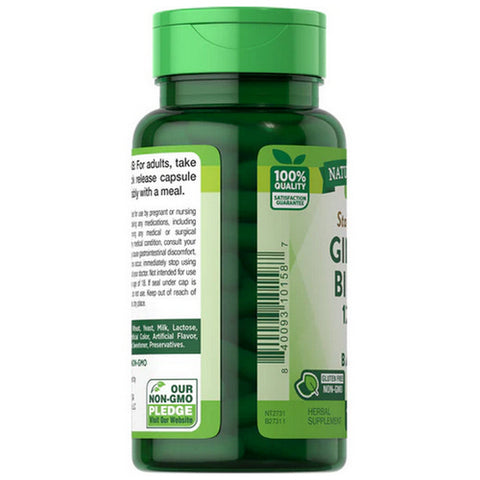 Nature's Truth, Standardized Ginkgo Biloba Plus Quick Release Capsules, 120 Mg, 100 Caps