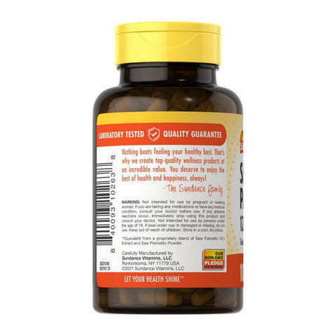Sundance, Saw Palmetto Quick Release, 1200 mg, 100 Caps