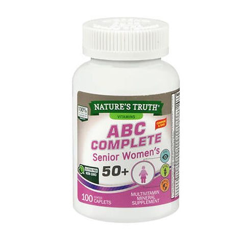 Nature's Truth, ABC Complete Senior Women's 50+, 100 Coated Caplets
