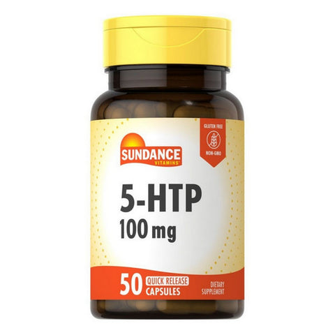 Sundance, Vitamins 5-HTP Capsules, 100 mg, 50 Caps