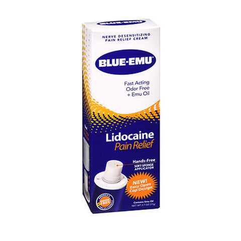 Blue-Emu, Numbing Pain Relief Cream With Lidocaine, 2.7 Oz