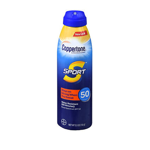 Coppertone, Sport Continuous Spray Sunscreen SPF 50, 5.5 Oz