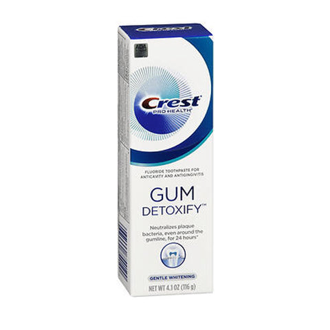 Crest, Gum Detoxify Gentle Whitening Fluoride, 4.1 Oz