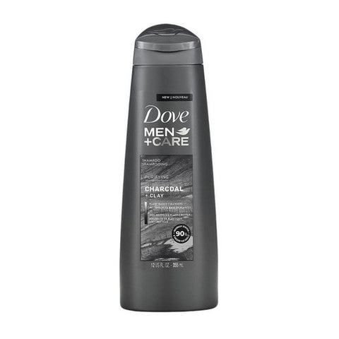 Dove, Men Plus Care Charcoal Clay Purifying Shampoo, 12 Oz