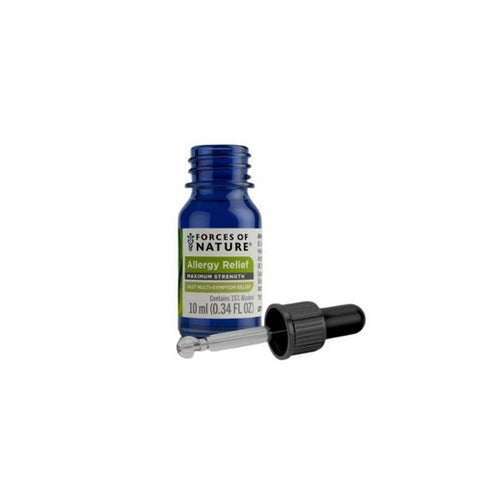 Forces of Nature, Allergy Organic Herbal Medicine Maximum Strength, 10 Ml