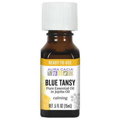 Aura Cacia, Essential Oil, Tansy in Jojoba 0.5 Oz
