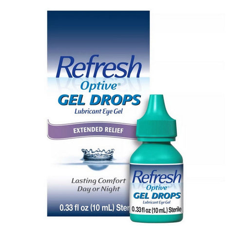 Refresh, Optive Gel Drops Lubricant, 10 ml