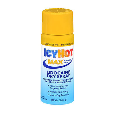 Icy Hot, Lidocaine Dry Spray, 4 Oz