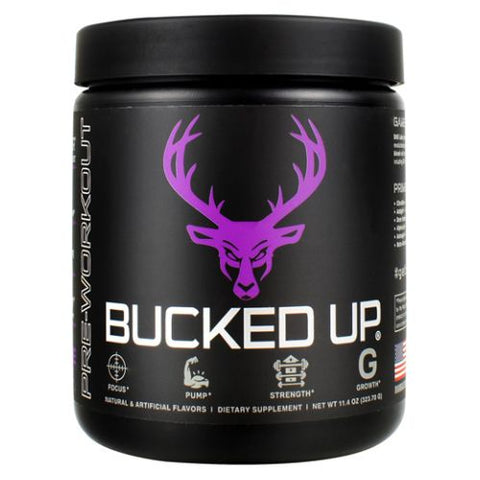 Bucked Up, Pre-Workout Bucked Up, Grape Gainz 11.04 Oz