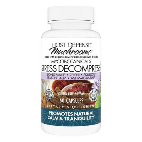 Host Defense, MycoBotanicals Stress Decompress Capsules, 60 Cap