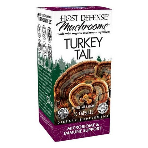 Host Defense, Turkey Tail Capsules, 60 Cap