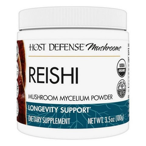 Host Defense, Reishi Mushroom Mycelium Powder, 100 G