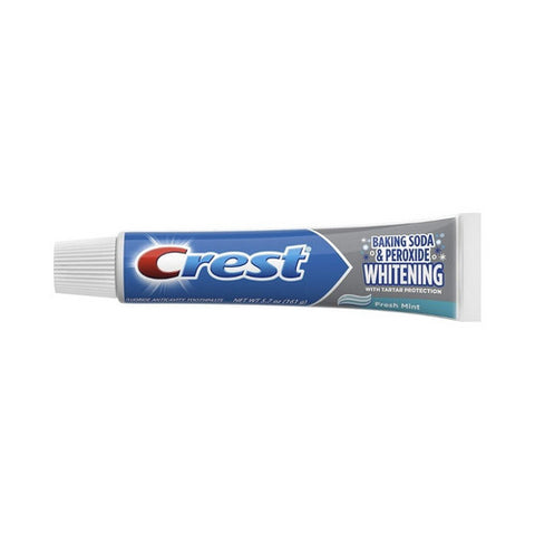 Crest, Whitening With Tartar Protection Toothpaste Baking Soda And Peroxide Fresh Mint, 5.7 Oz
