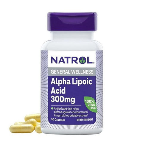 Natrol, Alpha Lipoic Acid, 300 MG, 50 Caps