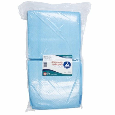 Dynarex, Disposable Underpad Fluff Polymer Heavy Absorbency, Case Of 2