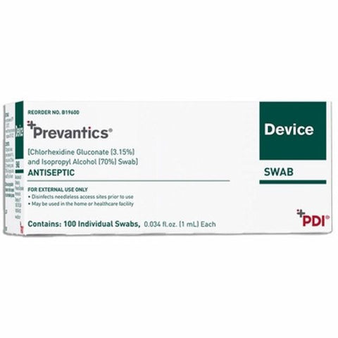 Professional Disposables, Device Swab Prevantics, Count of 1000