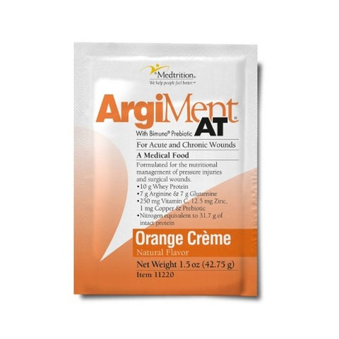 Medtrition, ArgiMent AT Orange Cream Flavor Powder, 1.5 Oz