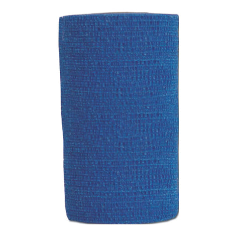Andover Coated Products, Cohesive Bandage Co-Flex Â·Med 3 Inch X 5 Yard Standard Compression Self-adherent Closure Blue NonSte, Count of 24