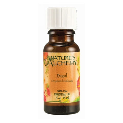 Natures Alchemy, Pure Essential Oil Basil, 0.5 Oz