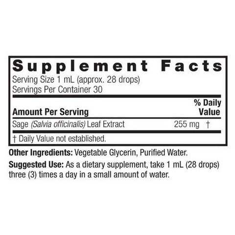 Nature's Answer, Sage, ALCOHOL FREE, 1 OZ
