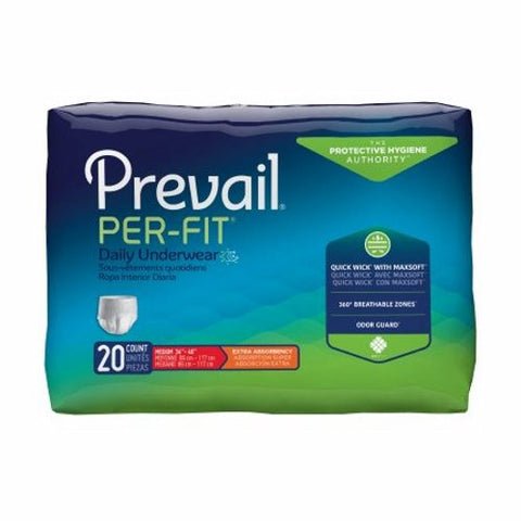 First Quality, Male Adult Absorbent Underwear Pull On Medium Disposable PFM-512, Case Of 4