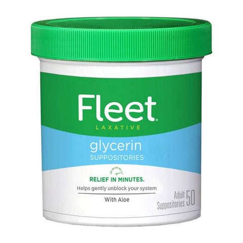 Fleet, Laxative Fleet Glycerin Suppositories Gram Strength, 50 Count