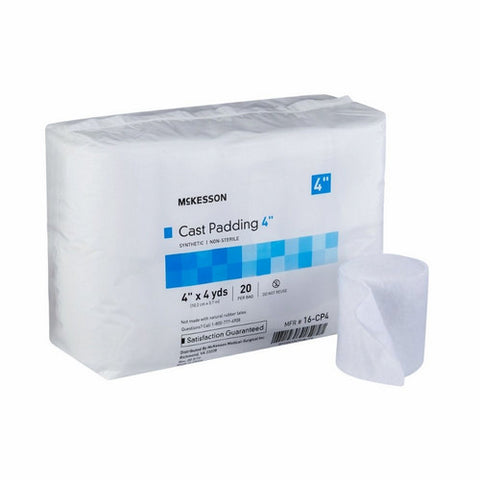 McKesson, Cast Padding Undercast 4 Inch X 4 Yard Polyester NonSterile 16-CP4, Case Of 4